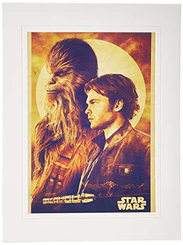 Solo: Ein Star Wars Geschichte 'Han und Chewie' montiert Drucken, 30 x 40 cm von Star Wars