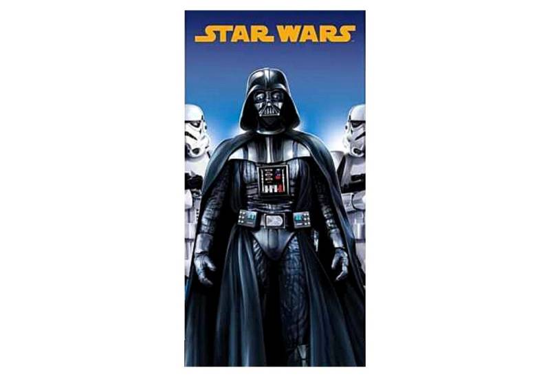 Star Wars Badetuch Darth Vader, Mikrofaser, Strandtuch 70 x 140 cm schnelltrockend von Star Wars