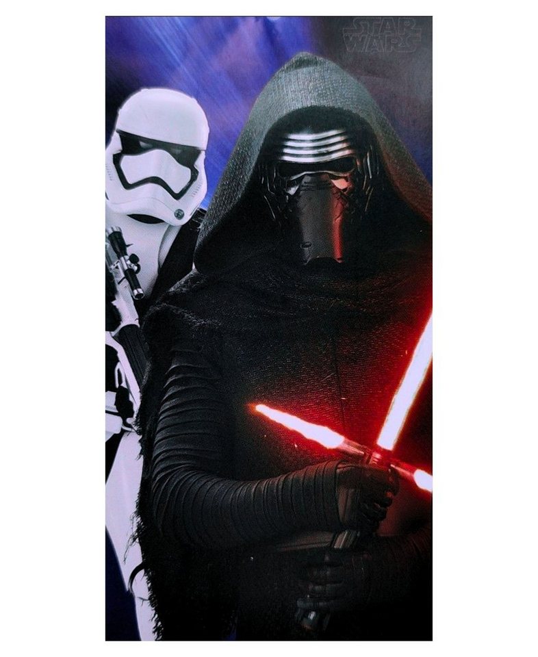 Star Wars Badetuch Darth Vader & Sturmtruppler, Baumwolle, Premium Strandtuch 70 x 140 cm von Star Wars
