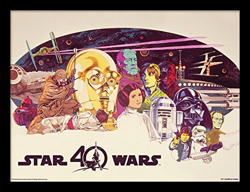 Star Wars 'Boba Fett Lackiert' Memorabilia, 30 X 40 Cm Mehrfarbig von Star Wars
