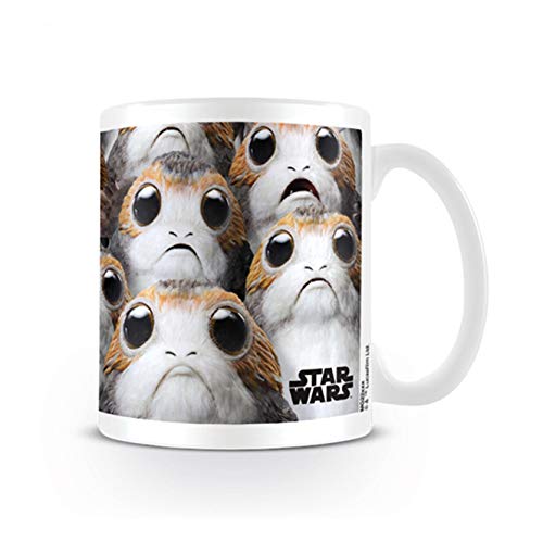Star Wars MG24937 The Last Jedi Many Porgs Coffee Mug Kaffeetassen, porzellan, Mehrfarbig, 1 Stück (1er Pack) von Star Wars
