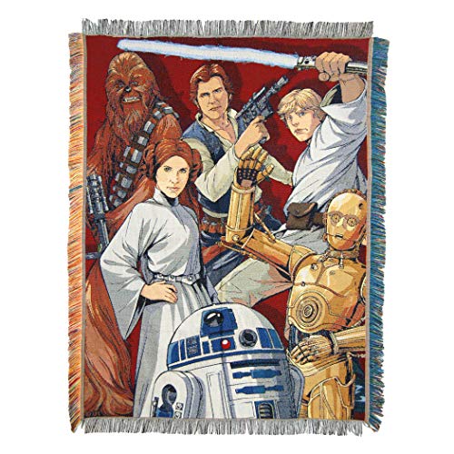 STAR WARS Disney's, Rebel Forces Woven Tapestry Throw Blanket, 48" x 60", Multi Color von Northwest