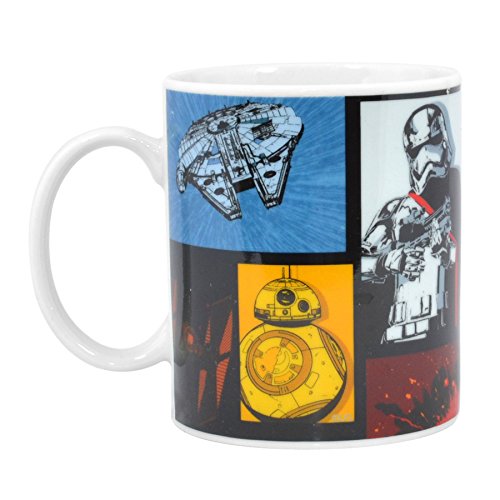 Star Wars Episode 7 Retro Tasse 312 - Millenium Falcon bb-8 Captain Phasma von Star Wars