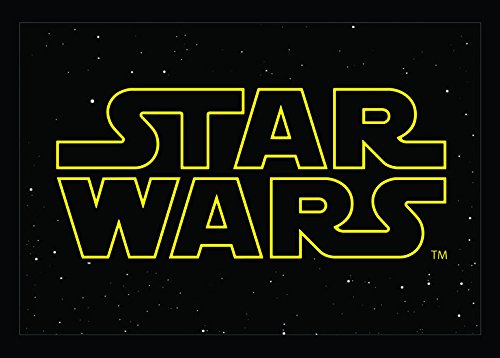 Star Wars Fußmatte, Poyamid, schwarz gelb, 50x70x0.4 cm von Star Wars