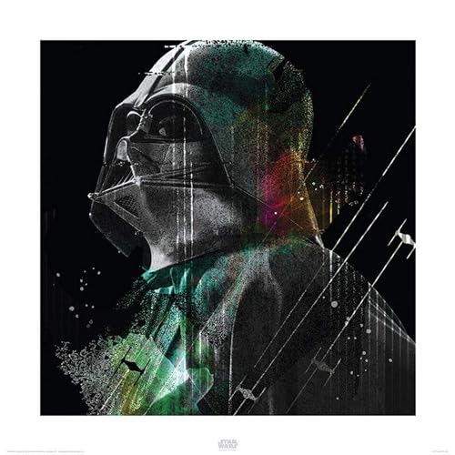 Star Wars Rogue One "Darth Vader Lines" 40 x 40cm Kunstdruck von Star Wars