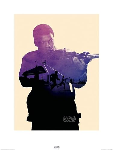 Star Wars Episode VII "Finn Tri" 60 x 80cm Kunstdruck von Star Wars