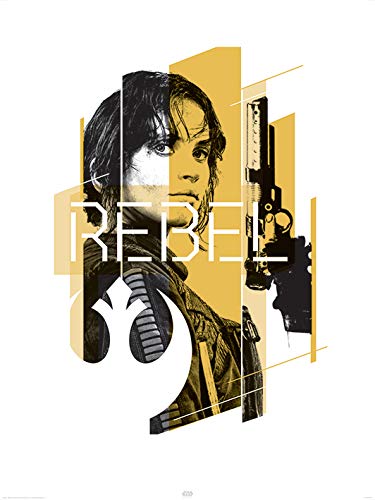 Star Wars Rogue One "Jyn Rebel" 60 x 80cm Kunstdruck von Star Wars