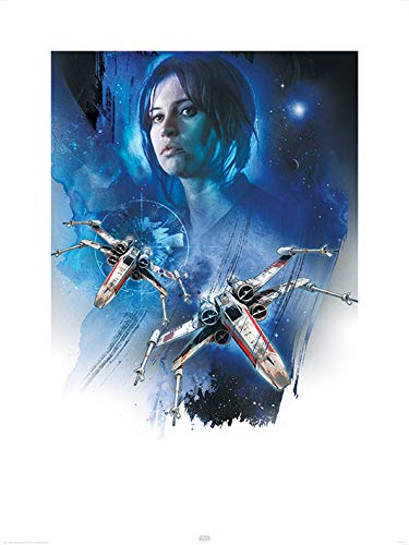 Star Wars Rogue One "Jyn & X-Wings" 60 x 80cm Kunstdruck von Star Wars