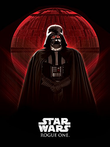 Star Wars Rogue One Darth Vader & Death Star, 60 x 80 cm, Leinwanddruck, Mehrfarbig von Star Wars