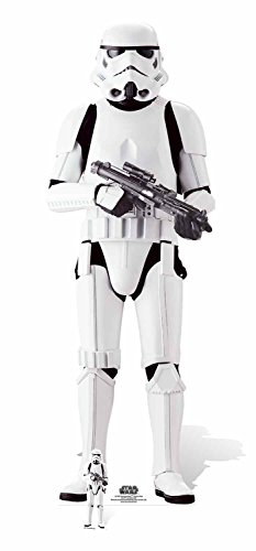 Offizielle Star Wars Ausschnitte, Pappe, Imperialer Stormtrooper, 180 x 63 x 180 cm von STAR CUTOUTS