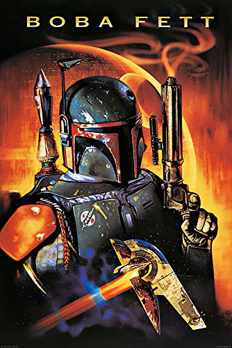 Close Up Star Wars Poster Boba Fett (61cm x 91,5cm) von posterstoponline