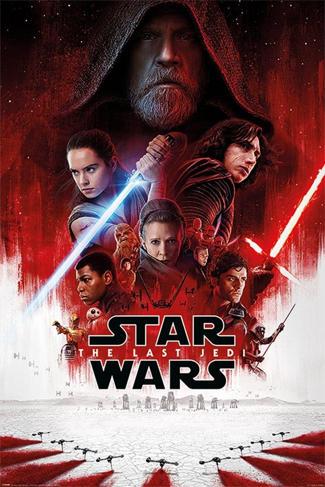 Star Wars Poster Star Wars Episode 8 Poster Hauptplakat 61 x 91,5 cm von Star Wars