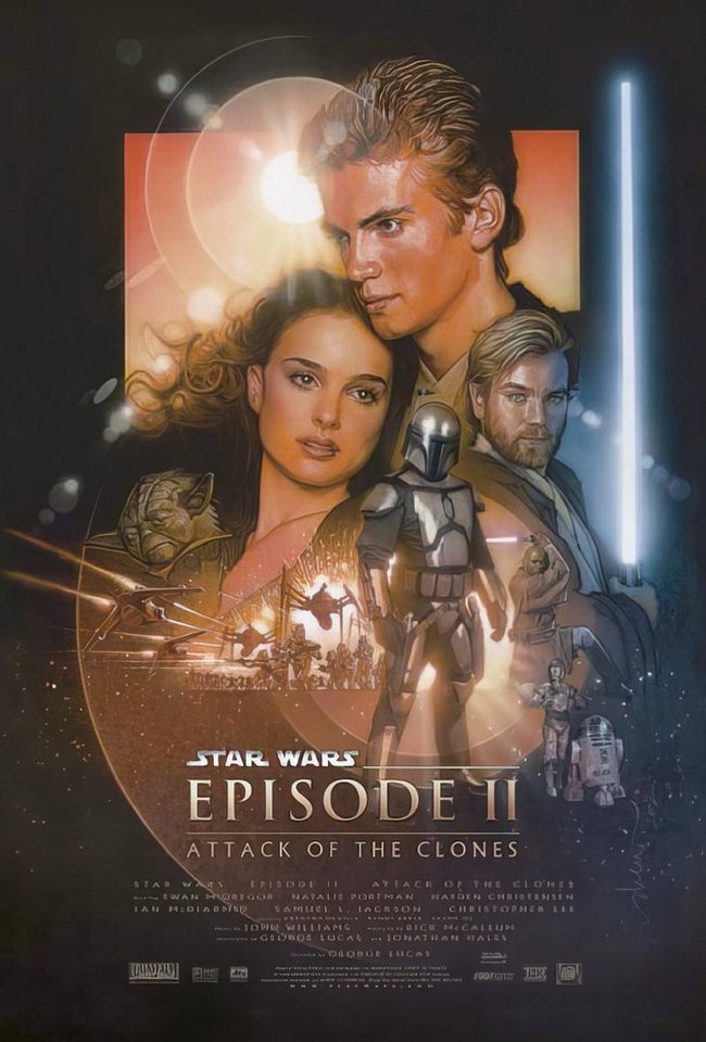 Star Wars Poster Star Wars Episode II Poster 68,5 x 101,5 cm von Star Wars