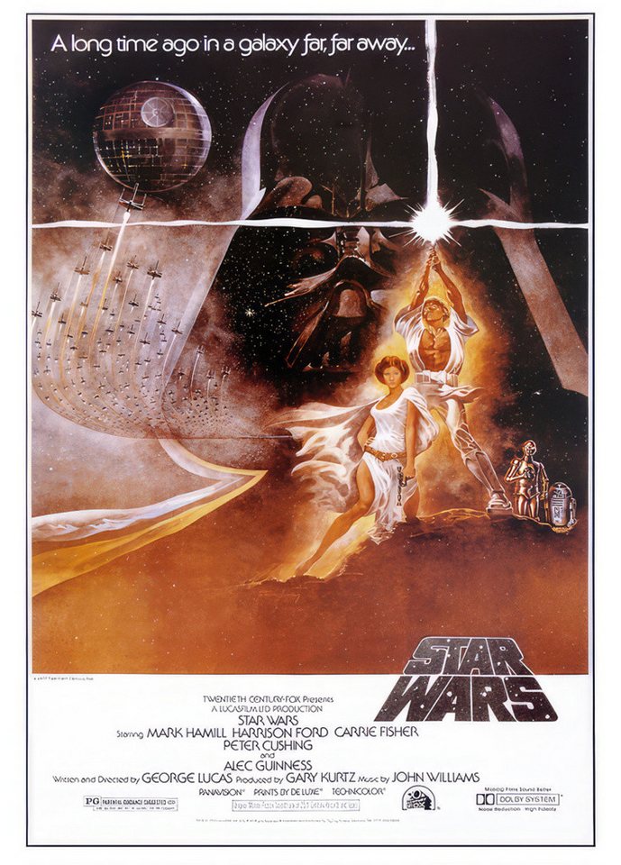 Star Wars Poster Star Wars Poster 68,5 x 101,5 cm von Star Wars