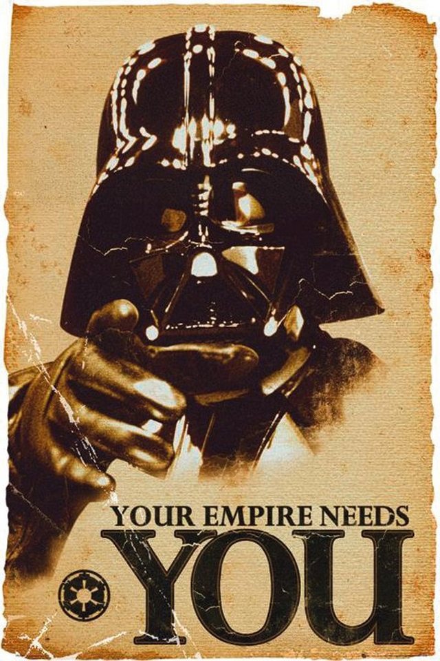 Star Wars Poster Star Wars Poster Darth Vader Your Empire Needs You 61 x 91,5 von Star Wars