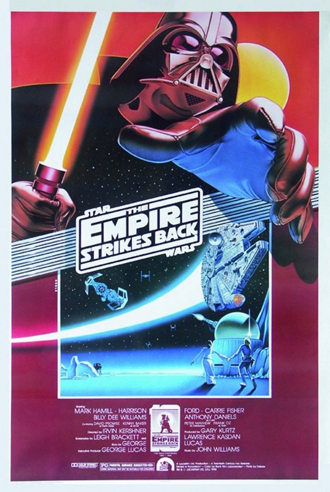 Star Wars Poster Star Wars Poster Empire Strikes back 68,5 x 101,5 cm von Star Wars