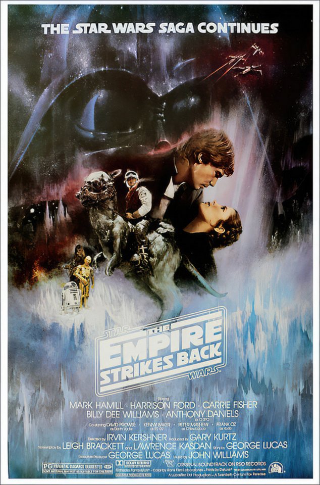 Star Wars Poster Star Wars Poster Empire Strikes back 68,5 x 101,5 cm von Star Wars