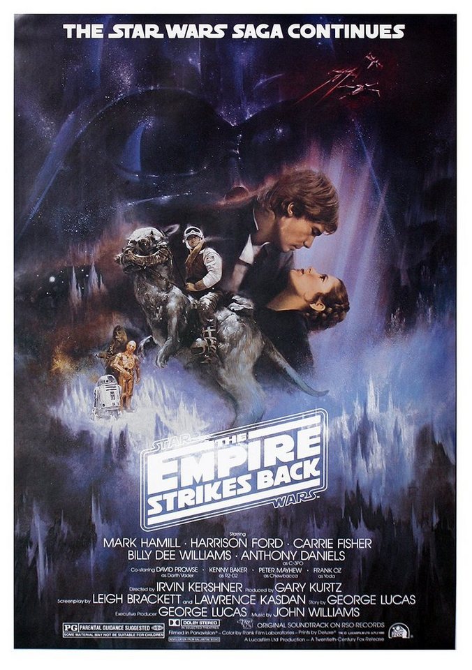 Star Wars Poster Star Wars Poster Empire Strikes back Style A 61 x 91,5 cm von Star Wars