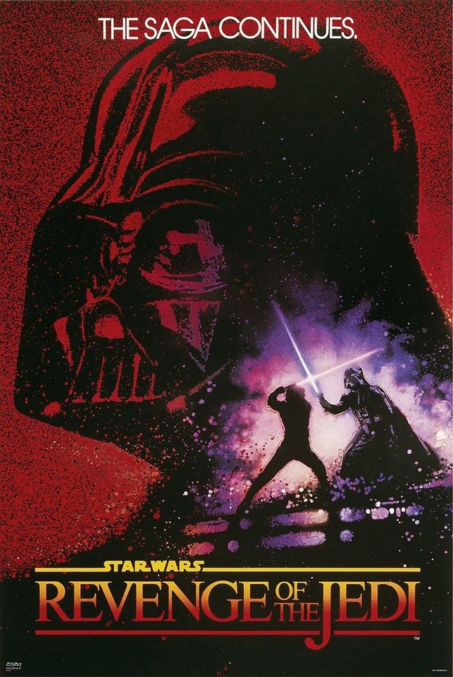Star Wars Poster Star Wars Poster Revenge of the Jedi 61 x 91,5 cm von Star Wars