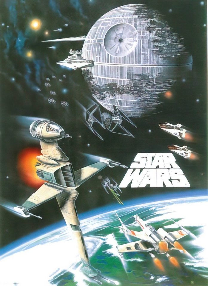 Star Wars Poster Star Wars Poster Space Battle 69,9 x 96,3 cm von Star Wars
