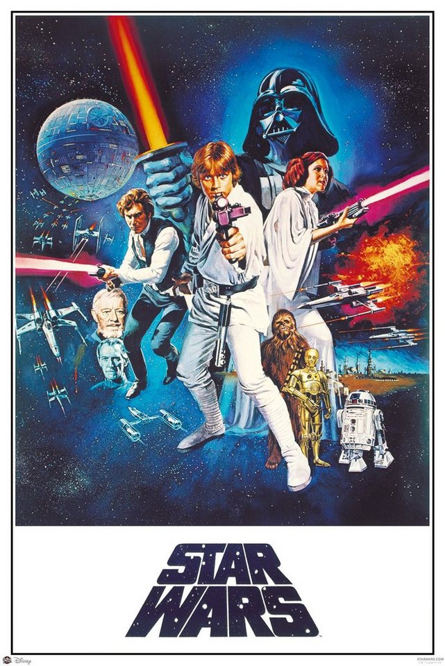 Star Wars Poster Star Wars Poster Style 'C' - American 61 x 91,5 cm von Star Wars