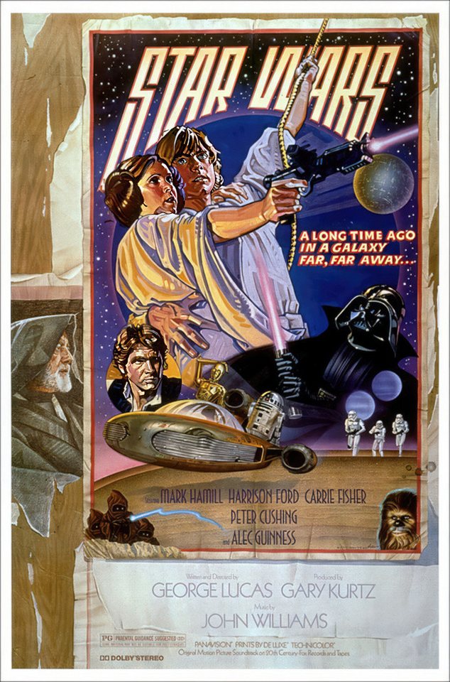 Star Wars Poster Star Wars Poster Style 'D' - American 68,5 x 101,5 cm von Star Wars