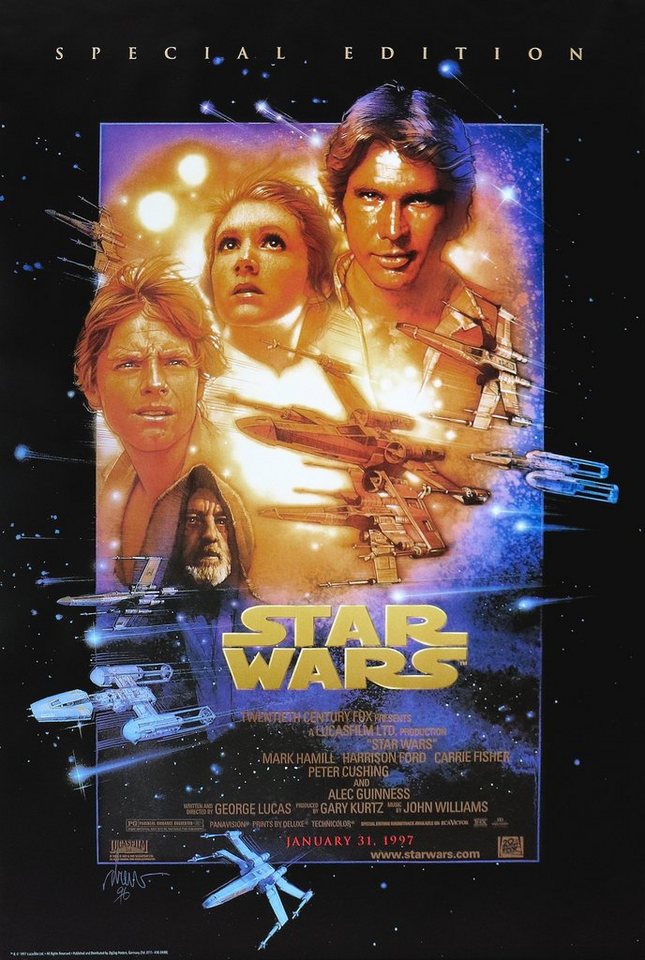 Star Wars Poster Star Wars Poster 68,5 x 101,5 cm von Star Wars