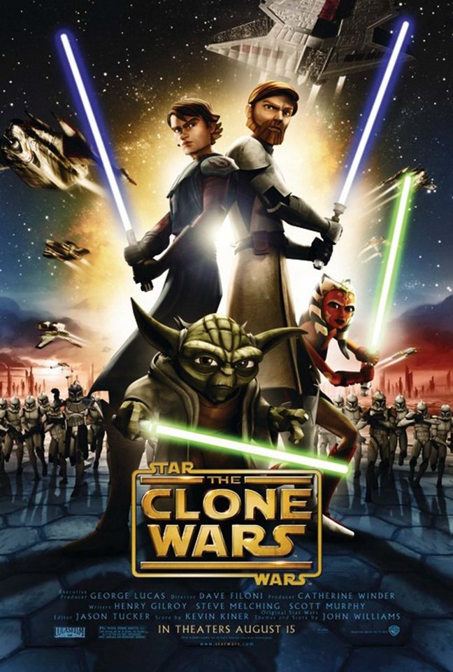 Star Wars Poster Star Wars The Clone Wars Poster Hauptmotiv 68,5 x 101,5 cm von Star Wars