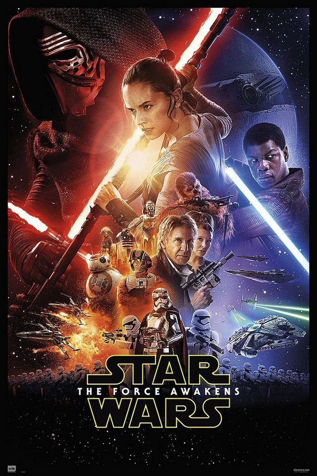 Star Wars Poster Star Wars: Episode 7 Poster Hauptplakatmotiv 68 x 101 cm von Star Wars