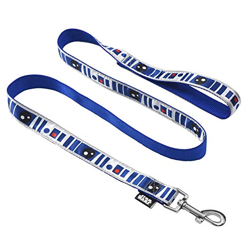 Star Wars R2D2 Droid Hundeleine, 182,9 cm, kann einfach an jedem Hundehalsband oder Geschirr befestigt Werden | Star Wars R2D2 Blaue Nylon-Hundeleine 183 cm für alle Hunde von Marvel