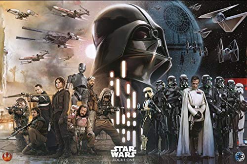 Star Wars Rogue One Rebels VS Empire Maxi Poster, Mehrfarbig von Star Wars