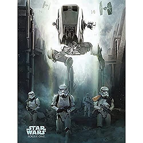 Star Wars Rogue One Stormtrooper Patrol, 60 x 80 cm, Leinwanddruck, Mehrfarbig von Star Wars