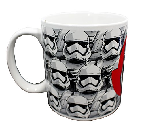 Star Wars SW02811 Stormtrooper Heat Reveal Tasse Heatreveal, Keramik, 325 ml, Schwarz von Star Wars
