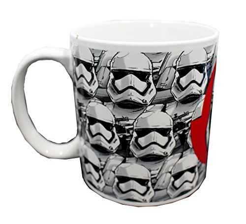 Star Wars SW02811 Stormtrooper Thermobecher, Keramik, 325 ml, Schwarz von Star Wars