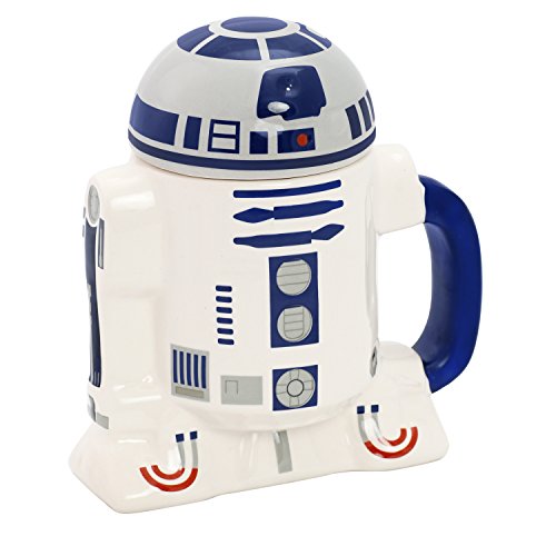 Star Wars Star185 - R2D2 3D Keramiktasse mit Deckel 14x12 cm von Star Wars