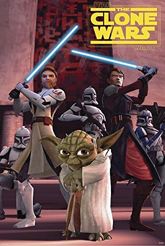 Star Wars The Clone Wars Poster Group (68,5cm x 101,5cm) von Star Wars