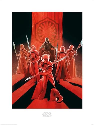 Star Wars The Last Jedi Snoke & Elite Guards 60 x 80cm Kunstdruck, Mehrfarbig von Star Wars
