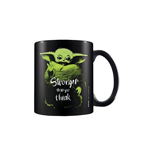 Star Wars The Mandalorian Grogu Mug, schwarz / grün, Einheitsgröße von Star Wars