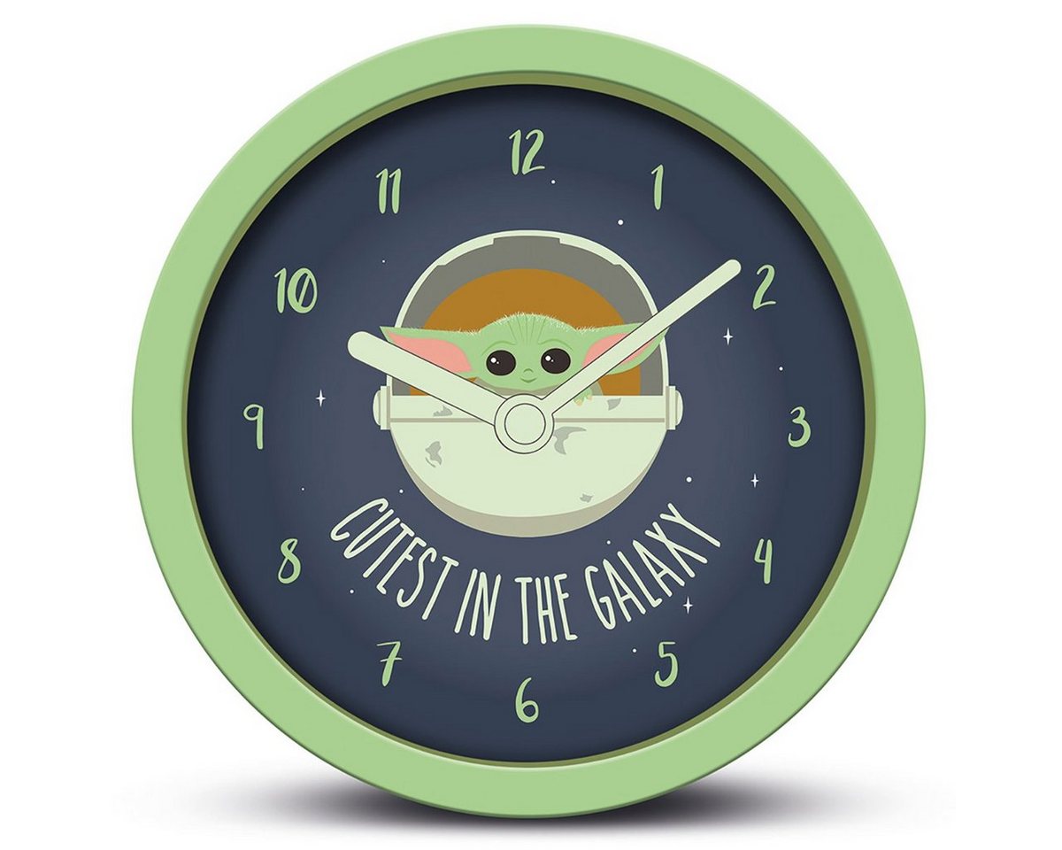 Star Wars Uhr The Mandalorian Tischuhr Cutest in the Galaxy von Star Wars