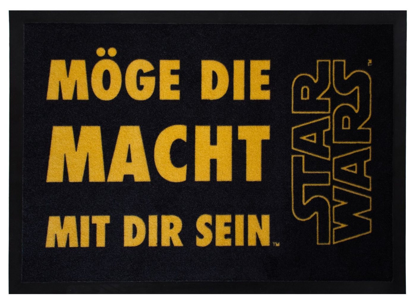 Teppich Star Wars SWD-6 MÖGE DIE MACHT MIT DIR Sein, Star Wars, Rechteckig, Höhe: 30 mm von Star Wars