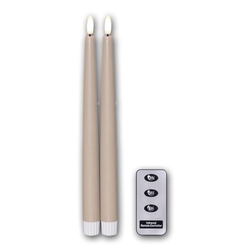 Star Trading 061-86 LED-Kerze "Flamme Slim", 2er Set natürliche Flamme, beige, Kunststoff/Wachs, je ca. 2,1x28,5 cm, Fernbedienung, inkl. Batterie, Timer, Vierfarb-Karton Star Trading 061-86 LED-Kerze "Flamme Slim", 2er Set natürliche Flamme, beige, Kunststoff/Wachs, je ca. 2,1x28,5 cm, Fernbedienung, inkl. Batterie, Timer, Vierfarb-Karton von Star