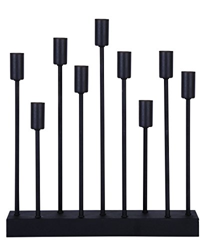 LED-Fensterleuchter "Pix" Farbe : schwarz, E 14 Fassungen, ( ohne Leuchtmittel ), ca. 50 cm x 42 cm von Star Trading