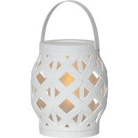 LED Outdoor-Laterne ,Flame Lantern', Batterie und Timer, weiß, 16cm, Ø 14cm LED Outdoor-Laterne ,Flame Lantern', Batterie und Timer, weiß, 16cm, Ø 14cm von Star