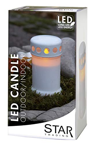 Star LED-Windlicht flackernd Farbe: weiss von Star