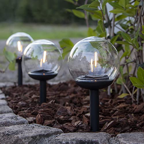 Solar-Gartenleuchte Globe 3er-Set von Star