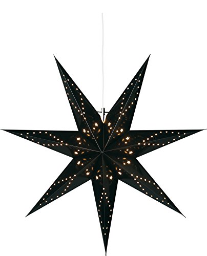 Star 100"" incl. Kabel ca. 100x100 cm, incl. Halterung, Farbe: schwarz", ø 100 cm von Star