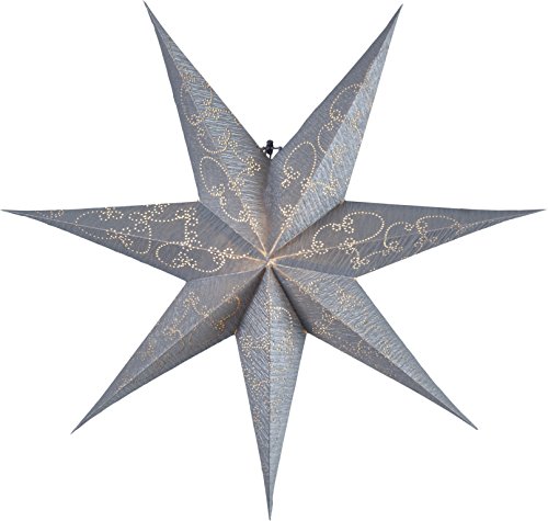 Star 501-20, Papierstern"Decorus", 7 zackig, Papier, Silber, 1.5 x 6.3 x 6.3 cm Star 501-20, Papierstern"Decorus", 7 zackig, Papier, Silber, 1.5 x 6.3 x 6.3 cm von Star