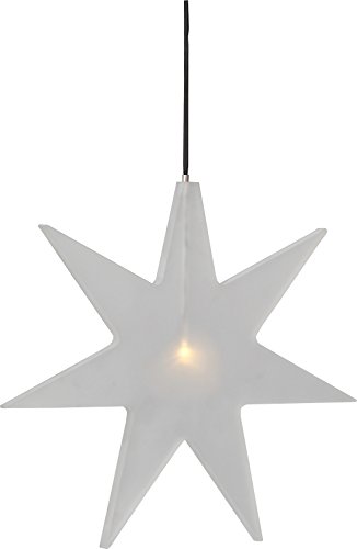 Star 697-53 LED-Acrylstern "Karla", Farbe: gefrostet, Plastik, Transparent, 1 x 33 x 30 cm von Best Season
