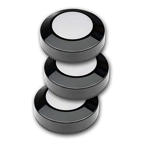 Star Trading 3er Set LED-Click-Licht schwarz, Ø6,9cm, Höhe 2,6cm, Leuchtfarbe warmweiß, Lichtintensität 40lm, Batteriebetrieb Star Trading 3er Set LED-Click-Licht schwarz, Ø6,9cm, Höhe 2,6cm, Leuchtfarbe warmweiß, Lichtintensität 40lm, Batteriebetrieb von Star