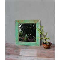 Bootsholz Spiegel Holzrahmen Maritimer Shabby Chic Barnwood Rustikaler von StarHomeStudio